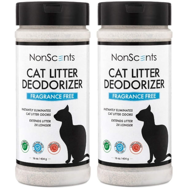 NonScents Cat Litter Deodorizer (2Pack) Litter Box Odor Eliminator