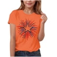thumbnail image 3 of SEAOPEN American Heart Flag Girls 4th of July Shirt USA Patriotic Kids T-Shirt for 2-7 Years, 3 of 5