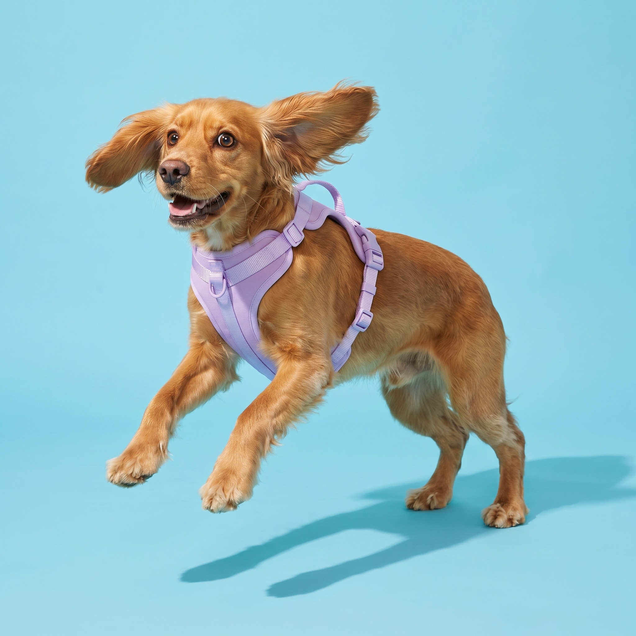 Vibrant Life Neoprene Comfort Control Dog Harness, Lavender, Medium photo 3