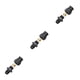 thumbnail image 3 of Sidaley Accesorios de tubería de aleación de aluminio para coche, 2 piezas, adaptador de tubo de combustible automotriz, sistema de conector, Type1 NO1, 3 of 6