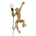 thumbnail image 5 of Vintage Resin Hemp Rope Monkey Wall Light Industrial Retro Edison Wall Lamp Fixture E27 for Dining Living Room Bedroom Bar Cafe Decorative Hanging Lamp Gold Vintage Monkey Shaped Wall Light, 5 of 13