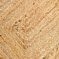 thumbnail image 5 of KALVEERA Coastal Braided Off-White Scalloped Area Rug, 2'6" x 18', Non-Slip Backing, 5 of 5