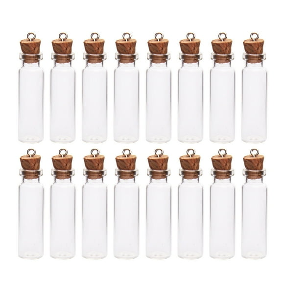 Sipeihong 50Pcs Cork Stopper Glass Bottles 2ML