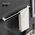 thumbnail image 2 of Toallero Sencillo Colgador De Toallas Montado En La Pared, Toallero De Baño Sin Perforaciones, Organizador De Toallas Para Baño Y Cocina Vogacara HA025565-02, 2 of 6
