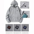 thumbnail image 5 of Cutuoiiu Heated Hooded for Men and Women USB Rechargeable Thermal Jackets with Drawsrting Gifts, 5 of 9