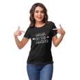 thumbnail image 4 of Inkmeso Crew Neck Mama In The Making Graphic Tshirt Short Sleeve Cotton Tee, 4 of 8