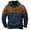 #05 Navy, variant on Mens Hoodies Colour Block Vintage Ethnic Style Printed Pullover Hooded Sweatshirts with Pockets Fall Sweatshirts Work Wear Sweaters Hoody Long Sleeve Tops Hoodie for Men