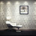thumbnail image 3 of Dundee Deco's Paintable Off White Geometric Steps Fiber 3D Wall Panel, 1.6 ft X 1.6 ft, Interior Design Wall Paneling Decor Commercial and Residential Application, 2.6 sq.ft. each, 3 of 6