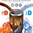 thumbnail image 4 of 1pc National flag 30oz Tumbler with Straw & Handle - Insulated Stainless Steel Cup | Holiday Gift for Man Women (Christmas, Valentine's, Birthday), 4 of 7