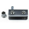 thumbnail image 2 of Bisagras para puertas de vidrio de 4 piezas Bisagra pivotante de 90 grados Vidrio sin perforaciones Acero inoxidable Apto para vidrio de 5 a 8 mm, 2 of 5