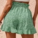 thumbnail image 3 of Pantalones cortos casuales lindos pantalones cortos con estampado floral para mujeres para el hogar ANGGREK Otros, 3 of 6