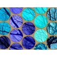 thumbnail image 2 of Grayscale 32x25 White Modern Wood Framed Museum Art Print Titled - Circle Textures V, 2 of 4