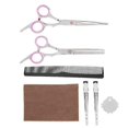thumbnail image 4 of Hair Cutting Scissors Thinning Combs Duckbill Clip Barber Tool Set with Bag, 4 of 5