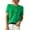 72#Green, variant on Women's Short Sleeve Pullover Sweaters Crewneck Knit Soft Tops Black L