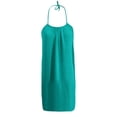 thumbnail image 4 of Neewe Robe Maxi pour Femmes Robes Amples Été Décontracté Uni Col Licou Sans Manches Dos Nu Robe d'Été Robe de Maison, 4 of 6