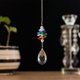 thumbnail image 3 of Bola de iluminación de cristal, colgante octágono de hoja de red, adorno de cristal artesanal para decoración de ventana y jardín, 3 of 5