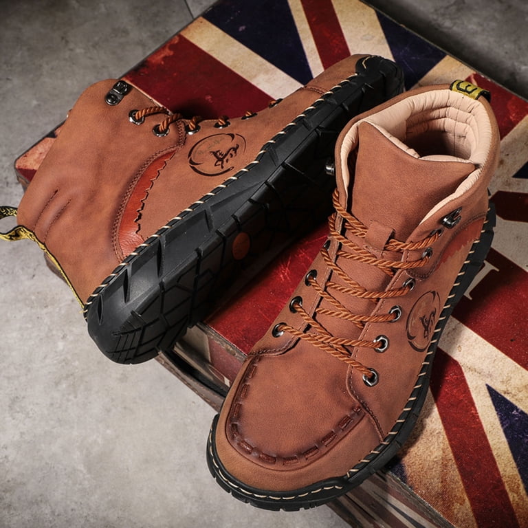 Gap Vintage Leather Lace Up Combat Boots Mens Brown Size 10.5 M 883260-02-1 GAP Boots for Men on Sale up to 90% Off: Poshmark main image 3
