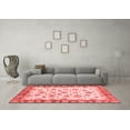 thumbnail image 3 of Ahgly Company Indoor Round Abstract Red Modern Area Rugs, 7' Round, 3 of 4