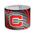thumbnail image 1 of [990908 Extendido] Brazalete Capitán Fútbol Competición para Adultos Brazalete Grupo Equipo en Forma C Brazalete Elástico Con Elástico (estilo (negro)), 1 of 8