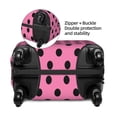 thumbnail image 2 of Fotbe Rose red polka dots Luggage Cover Protector, Suitcase Protector，Scratch and Dirt Resistant, Fits 18-32 Inch Luggage-Large, 2 of 7