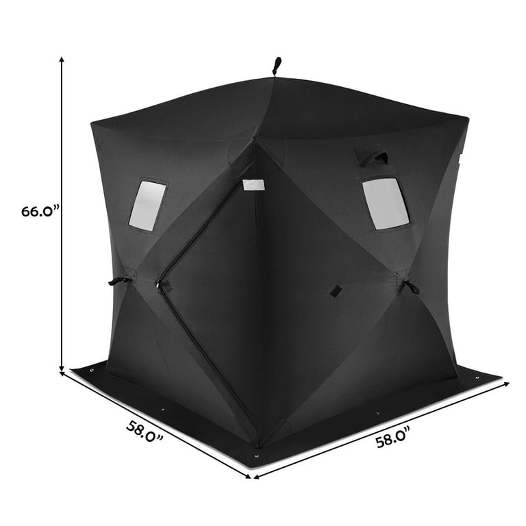  Happybuy 2-3 Person Ice Fishing Shelter, Pop-Up