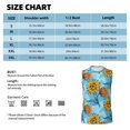 thumbnail image 6 of Haiem Men's Sunflowers Print Tank Tops Summer Sleeveless Cut Off Workout T-Shirts Fitness Vest Athletic Undershirts-Medium, 6 of 8