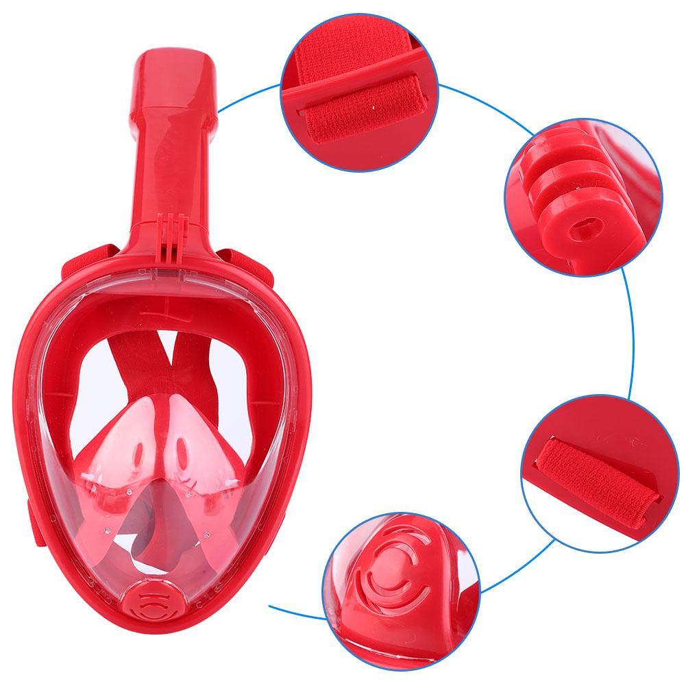 Peahefy masque facial de plongée sous-marine plongée avec tuba 