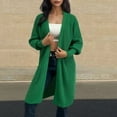 thumbnail image 4 of ZHYou Oversized Knit Cardigans for Women Thick Long Sleeve Loose Long Sweaters with Pockets, 4 of 6