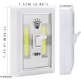 thumbnail image 4 of Led Switch Battery Lights, Led Night Light Switch, Switch Light Battery Operated, Battery Powered Lights Switch, Closet Lights, Stick On Light (4pack-White), 4 of 5
