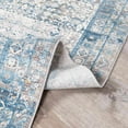 thumbnail image 6 of BoutiqueRugs Hartsel Traditional Runner Rug - Gray, Teal, Navy - 3'3" x 9'10" Runner, 6 of 10
