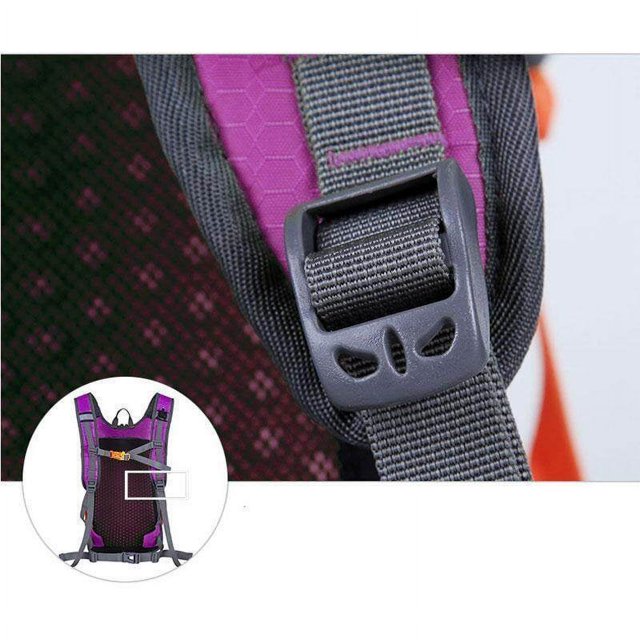 Hydration Pack Purple Bladder Bag Cycling Bicycle Backpack External Bike Hiking Backpack