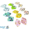 thumbnail image 4 of Bluey Kids Hair Bows - Hair Accessories Gift Set- 7 Pcs 4 Inch Bow Bundle- for Girls- Different print on each clip- Alligator Clip- Ages 3 +, 4 of 9