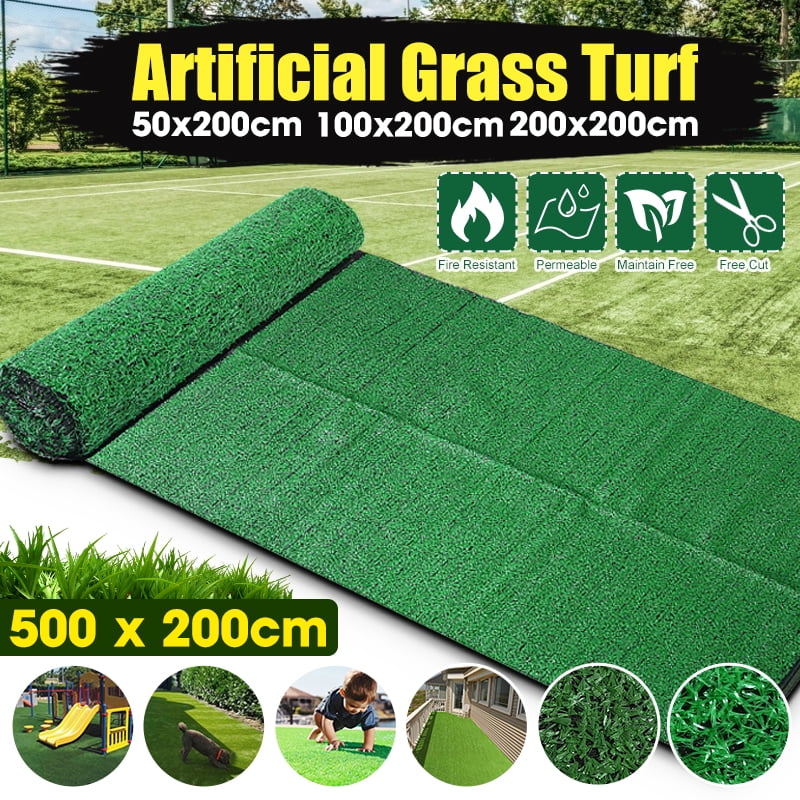 GOTGELIF Artificial Turf Grass, 6.56ftx16.4FT Artificial Grass Outdoor ...