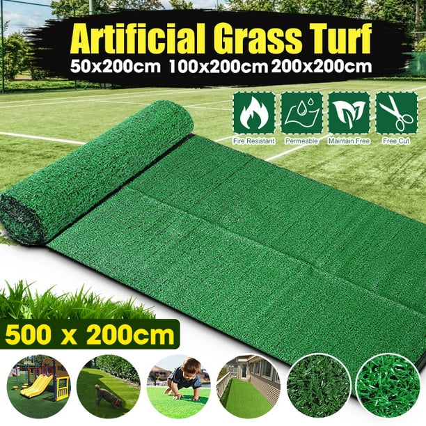 GOTGELIF Artificial Turf Grass, 3.28x6.56FT Artificial Grass Outdoor ...