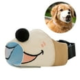 thumbnail image 5 of Joernso Dog Muzzle Adjustable Anti Biting Barking Mouth Guard Cover Breathable Drinkable Cartoon Print Pet Muzzle for Small Large Dogs, 5 of 8