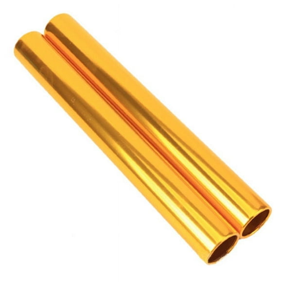 1Pc Aluminum Relay Baton Track Sport Game Rod for Training Competition Tool(Golden)