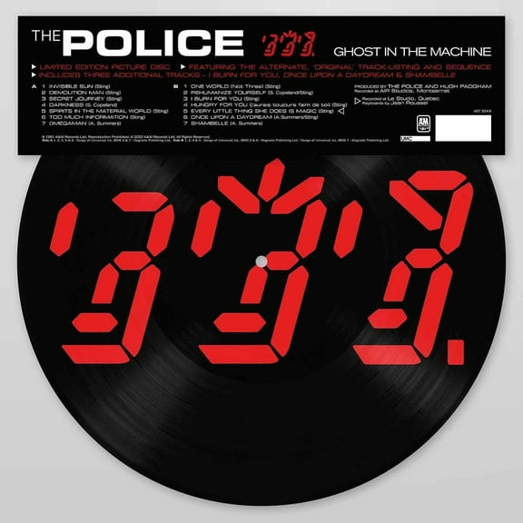 The Police - Ghost In The Machine - Music & Performance - Vinyl
