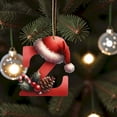 thumbnail image 4 of Clearance! 26 Christmas Letter Decorations A To Z (without H And V) Hanging Christmas Tree Pendant Alphabet Letters Named Alphabet Decorations Christmas Tree Decorations, 4 of 6
