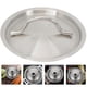 thumbnail image 3 of Tapa de reemplazo de tapa de tapa de acero inoxidable Tapa de olla de aceite de acero inoxidable para cocinar, 3 of 6