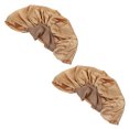 thumbnail image 4 of Shisuyan 2 Pcs Bonnets de Douche Imperméables Dorés pour Protection des Cheveux Femmes, 4 of 8