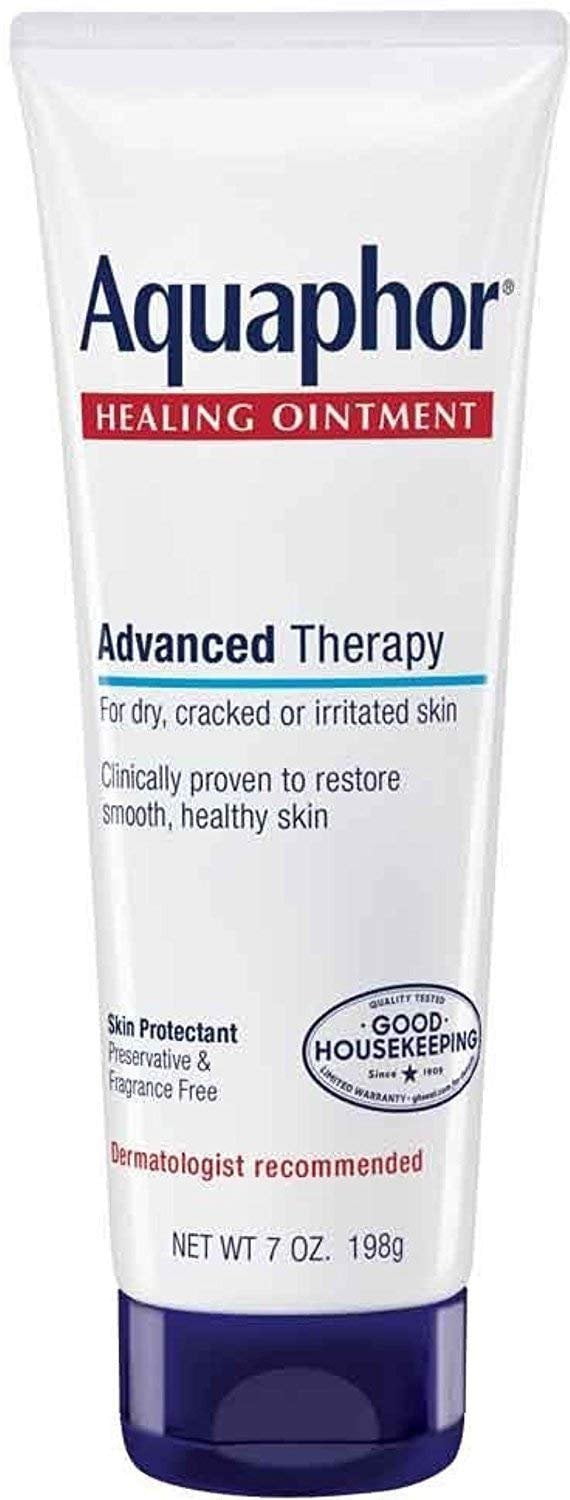 Aquaphor Healing Ointment Advanced Therapy Smooth Protectant 7oz, 7-Pack