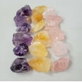 thumbnail image 3 of Citrine Amethyst Rose Quartz Crystals Set Natural Rough Stones Healing Crystals, 3 of 4