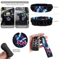 thumbnail image 7 of Uorisanigo Blue Butterfly 15Pcs Car Seat Covers Font Rear Set with Steering Wheel Cover,Seatbelt Pads,Car Trash Can,Air Vent Pouch,Rearview Mirror Cover,Car Coasters,Interior Accessories Set, 7 of 7