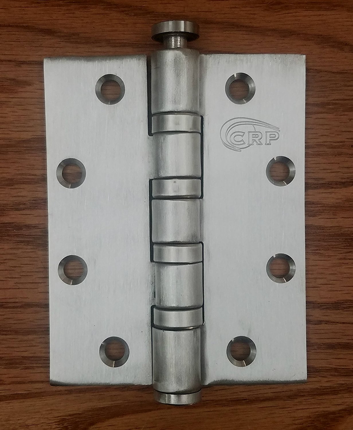 Set of 3 Spring Loaded Hinge 4.5" x 4.5" SS Heavy Duty Door Commercial Closer 