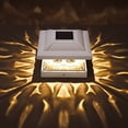 thumbnail image 5 of GIGALUMI Outdoor Solar Post Cap Lights, Warm White LED Lighting, Waterproof Landscape Light, 8 Pack, Fits 3.5-5in Posts, 5 of 7