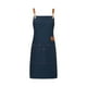 thumbnail image 1 of Delantal genérico de cocina impermeable con uniforme de trabajo, regalo para barbacoa, azul marino., 1 of 9