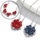 thumbnail image 2 of Collares plegables de trébol de cuatro corazones para mujer y niña, cadena de clavícula de hierba de la suerte, regalo de cumpleaños para el día de la madre, envío directo, 2 of 4
