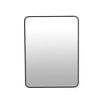 thumbnail image 4 of 24"x32" Black Bathroom Mirror – HD Glass with Aluminum Frame, Wall Mounted, 4 of 9