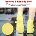 thumbnail image 3 of Dream Apparel Waterproof Rain Shoe Covers for Women Men, Non-Slip Reusable Boot Covers Foldable Rainproof Over Shoes Galoshes, 3 of 6
