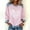 Purple, variant on WTXUE Valentine Sweatshirt Women Love Heart Graphic Print Long Sleeve Crewneck Shirts Patchwork Denim Lightweight Sweatshirt Loose Sweatshirts Pullover Tops Fall Sweatshirts Hot Pink L
